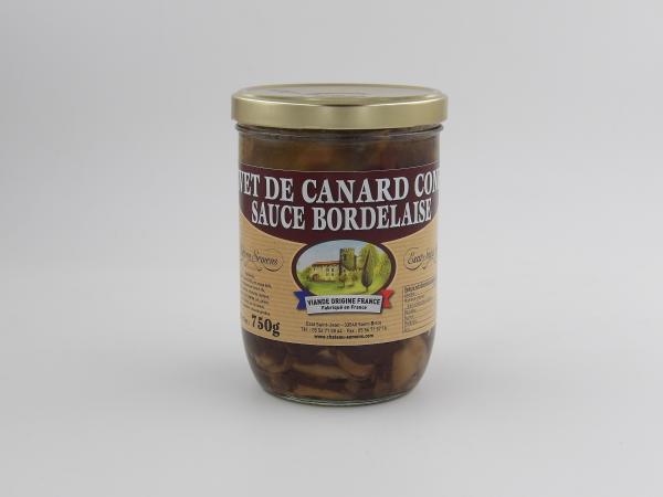 Civet de canard confit sauce bordelaise - Ch&acirc;teau Semens - 750g